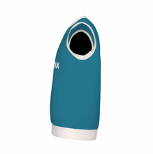 Load image into Gallery viewer, Silver Fox Luxury Sweater Vest in Cyan