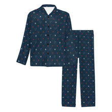Load image into Gallery viewer, Silver Fox Luxury Pajama Set in Red, White & Foxy