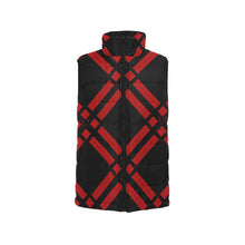 Load image into Gallery viewer, Silver Fox Luxury Puffer Vest in Red Stormtrooper