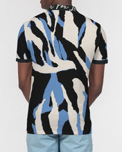 Load image into Gallery viewer, Silver Fox Luxury Slim Fit Short Sleeve Polo in Animalistic
