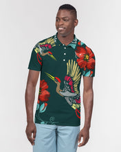 Load image into Gallery viewer, Silver Fox Luxury Slim Fit Short Sleeve Polo in Good Fortune