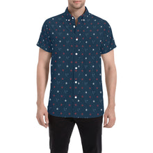 Load image into Gallery viewer, Silver Fox Luxury "Red, White, & Foxy" Casual Shirt