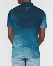 Load image into Gallery viewer, Silver Fox Luxury Slim Fit Short Sleeve Polo in Dark Ocean