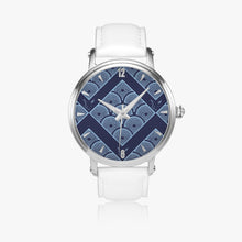 Load image into Gallery viewer, Silver Fox Luxury Leather Watch - Royalty