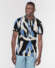 Load image into Gallery viewer, Silver Fox Luxury Slim Fit Short Sleeve Polo in Animalistic