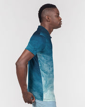 Load image into Gallery viewer, Silver Fox Luxury Slim Fit Short Sleeve Polo in Dark Ocean