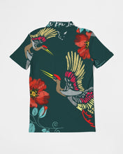 Load image into Gallery viewer, Silver Fox Luxury Slim Fit Short Sleeve Polo in Good Fortune