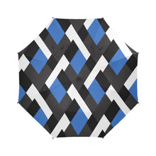 Load image into Gallery viewer, Silver Fox Luxury Semi-Automatic Foldable Umbrella in Abstract