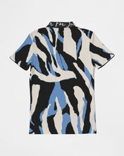 Load image into Gallery viewer, Silver Fox Luxury Slim Fit Short Sleeve Polo in Animalistic