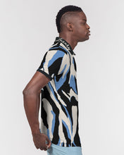 Load image into Gallery viewer, Silver Fox Luxury Slim Fit Short Sleeve Polo in Animalistic