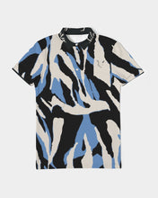 Load image into Gallery viewer, Silver Fox Luxury Slim Fit Short Sleeve Polo in Animalistic