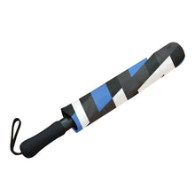 Load image into Gallery viewer, Silver Fox Luxury Semi-Automatic Foldable Umbrella in Abstract
