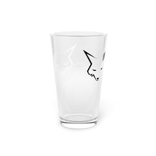 Load image into Gallery viewer, Silver Fox Luxury Pint Glass, 16oz