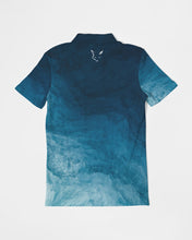 Load image into Gallery viewer, Silver Fox Luxury Slim Fit Short Sleeve Polo in Dark Ocean