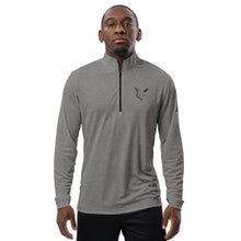 Load image into Gallery viewer, Silver Fox Luxury/adidas Quarter Zip Pullover (white; heather)