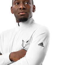 Load image into Gallery viewer, Silver Fox Luxury/adidas Quarter Zip Pullover (white; heather)