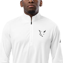 Load image into Gallery viewer, Silver Fox Luxury/adidas Quarter Zip Pullover (white; heather)