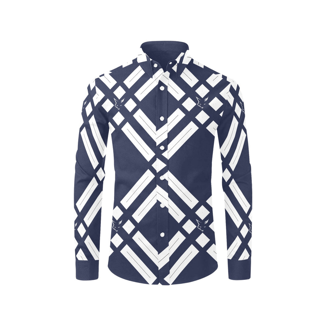 Silver Fox Luxe Blue Stormtrooper Dress Shirt