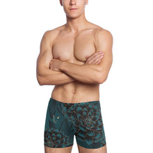 Load image into Gallery viewer, Silver Fox Luxury Slim-Fit Trunks in Green Empire