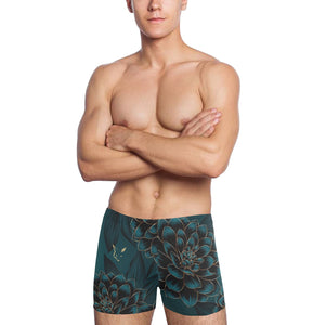 Silver Fox Luxury Slim-Fit Trunks in Green Empire