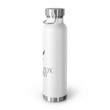 Load image into Gallery viewer, Silver Fox Luxury 22oz Vacuum Insulated Bottle — Copper Lined Stainless Steel Water Bottle