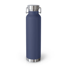 Load image into Gallery viewer, Silver Fox Luxury 22oz Vacuum Insulated Bottle — Copper Lined Stainless Steel Water Bottle