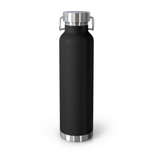 Load image into Gallery viewer, Silver Fox Luxury 22oz Vacuum Insulated Bottle — Copper Lined Stainless Steel Water Bottle