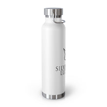 Load image into Gallery viewer, Silver Fox Luxury 22oz Vacuum Insulated Bottle — Copper Lined Stainless Steel Water Bottle