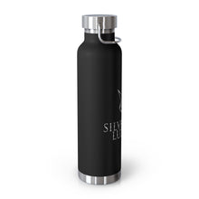 Load image into Gallery viewer, Silver Fox Luxury 22oz Vacuum Insulated Bottle — Copper Lined Stainless Steel Water Bottle