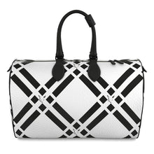 Load image into Gallery viewer, Silver Fox Luxury "Weekender" Leather Duffle Bag in Stormtrooper