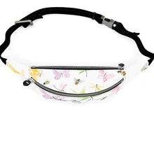 Load image into Gallery viewer, Silver Fox Luxury Leather Fanny Pack in Bees &amp; Butterflies