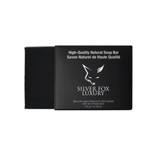 Load image into Gallery viewer, Silver Fox Luxury Natural Charcoal Lather Soap