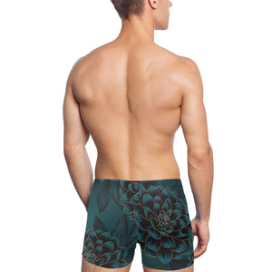 Silver Fox Luxury Slim-Fit Trunks in Green Empire