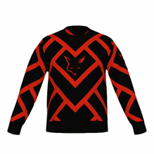 Load image into Gallery viewer, Silver Fox Luxury Slim-Fit Crewneck Sweater in Red Royalty