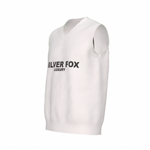 Load image into Gallery viewer, Silver Fox Luxury Sweater Vest in Bleach