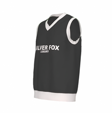 Load image into Gallery viewer, Silver Fox Luxury Sweater Vest in Charcoal