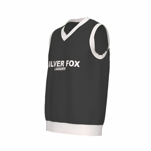 Silver Fox Luxury Sweater Vest in Charcoal