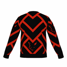 Load image into Gallery viewer, Silver Fox Luxury Slim-Fit Crewneck Sweater in Red Royalty