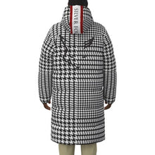 Load image into Gallery viewer, Silver Fox Luxury Duck-Down Puffer in Houndstooth