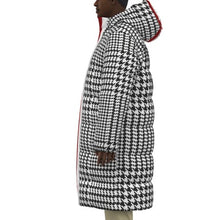 Load image into Gallery viewer, Silver Fox Luxury Duck-Down Puffer in Houndstooth