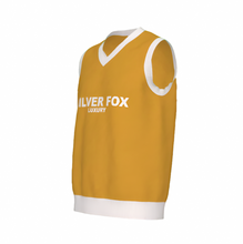 Load image into Gallery viewer, Silver Fox Luxury Sweater Vest in Mustard