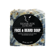Load image into Gallery viewer, Silver Fox Luxury Face &amp; Beard Soap