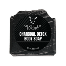 Load image into Gallery viewer, Silver Fox Luxury Charcoal Detox Body Soap
