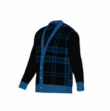 Load image into Gallery viewer, Silver Fox Luxury Cardigan in English Plaid