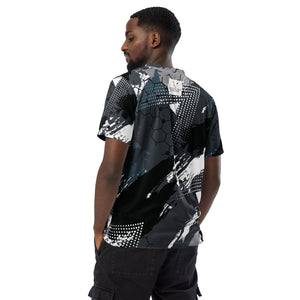 Silver Fox Luxury Recycled Sports Jersey in Abstract