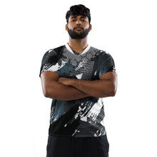 Load image into Gallery viewer, Silver Fox Luxury Recycled Sports Jersey in Abstract