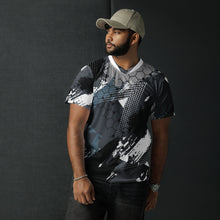 Load image into Gallery viewer, Silver Fox Luxury Recycled Sports Jersey in Abstract