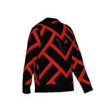 Load image into Gallery viewer, Silver Fox Luxury Slim-Fit Crewneck Sweater in Red Royalty