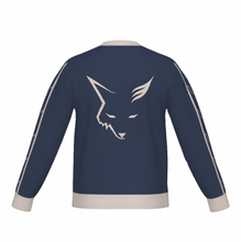 Load image into Gallery viewer, Silver Fox Luxury Navy Slim-Fit Crewneck Sweater