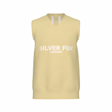 Load image into Gallery viewer, Silver Fox Luxury Sweater Vest in Butter Cream